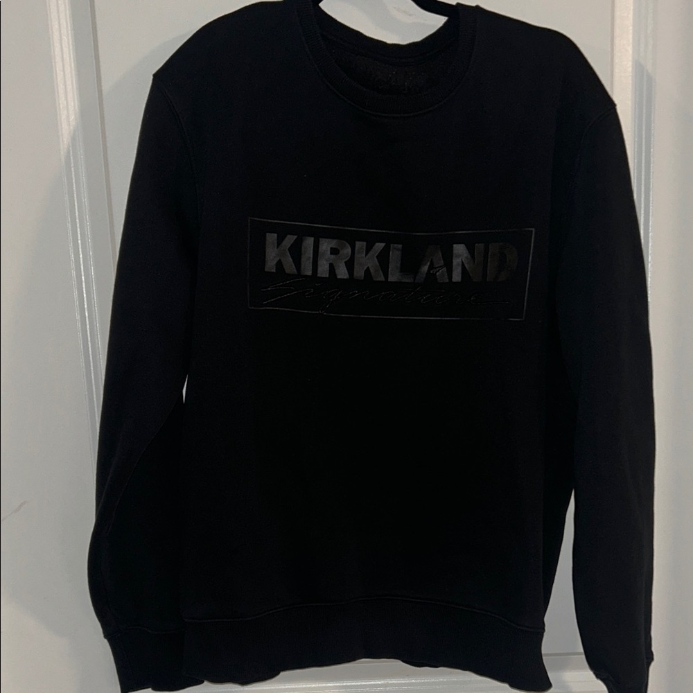 Kirkland Signature Men's Black Crewneck Sweater